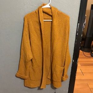 Mustard cardigan